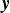bold italic y