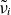 nu overtilde Subscript i