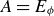 upper A equals upper E Subscript phi