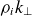 rho Subscript i Baseline k Subscript up tack