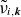 nu overtilde Subscript i comma bold italic k