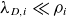 lamda Subscript upper D comma i Baseline much less than rho Subscript i