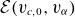script upper E left parenthesis v Subscript c comma 0 Baseline comma v Subscript alpha Baseline right parenthesis