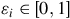 epsilon Subscript i Baseline element of left bracket 0 comma 1 right bracket