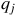 q Subscript j