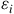 epsilon Subscript i