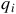 q Subscript i
