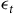 epsilon Subscript t