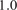 Subscript 1.0