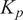 upper K Subscript p
