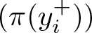 left parenthesis pi left parenthesis yi plus right parenthesis right parenthesis