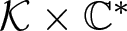upper K times double struck upper C asterisk