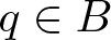 q element of upper B