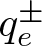 qe plus or minus