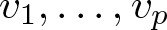 v 1 comma ellipsis comma vp