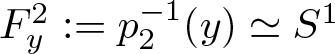 Fy 2 colon equals p 2 minus 1 left parenthesis y right parenthesis asymptotically equals upper S 1