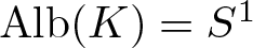 Alb left parenthesis upper K right parenthesis equals upper S 1
