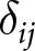 delta ij