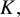 upper K comma