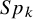 upper S p Subscript k