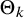 normal upper Theta Subscript k