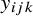 y Subscript i j k