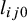 l Subscript i j Baseline 0