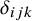 delta Subscript i j k