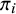 pi Subscript i