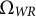 normal upper Omega Subscript upper W upper R