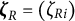 bold italic zeta Subscript upper R Baseline equals left parenthesis zeta Subscript upper R i Baseline right parenthesis