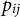 p Subscript i j