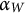 alpha Subscript upper W