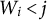 upper W Subscript i Baseline less than j