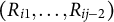 left parenthesis upper R Subscript i Baseline 1 Baseline comma ellipsis comma upper R Subscript i j minus 2 Baseline right parenthesis