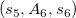 left parenthesis s 5 comma upper A 6 comma s 6 right parenthesis