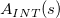 upper A Subscript upper I upper N upper T Baseline left parenthesis s right parenthesis