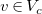 v element of upper V Subscript c