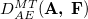 upper D Subscript upper A upper E Superscript upper M upper T Baseline left parenthesis bold upper A comma upper F right parenthesis