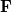 bold upper F