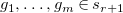 g 1 comma ellipsis comma g Subscript m Baseline element of s Subscript r plus 1 Baseline