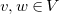 v comma w element of upper V