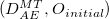 left parenthesis upper D Subscript upper A upper E Superscript upper M upper T Baseline comma upper O Subscript i n i t i a l Baseline right parenthesis