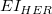 upper E upper I Subscript upper H upper E upper R