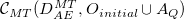 script upper C Subscript upper M upper T Baseline left parenthesis upper D Subscript upper A upper E Superscript upper M upper T Baseline comma upper O Subscript i n i t i a l Baseline union upper A Subscript upper Q Baseline right parenthesis