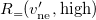 upper R Subscript equals Baseline left parenthesis v prime Subscript ne Baseline comma high right parenthesis