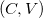 left parenthesis upper C comma upper V right parenthesis