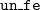 monospace u monospace n monospace bar monospace f monospace e