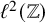 script l squared left parenthesis double struck upper Z right parenthesis