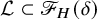 script upper L subset of script upper F Subscript upper H Baseline left parenthesis delta right parenthesis